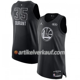 NBA Golden State Warriors Trikot Kevin Durant 35 2018 All-Star Jordan Brand Schwarz Swingman - Herren